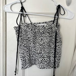 Pistola XS Leopard Print Strapless Top